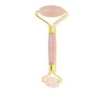 Rose Quartz De-puffing Face Roller